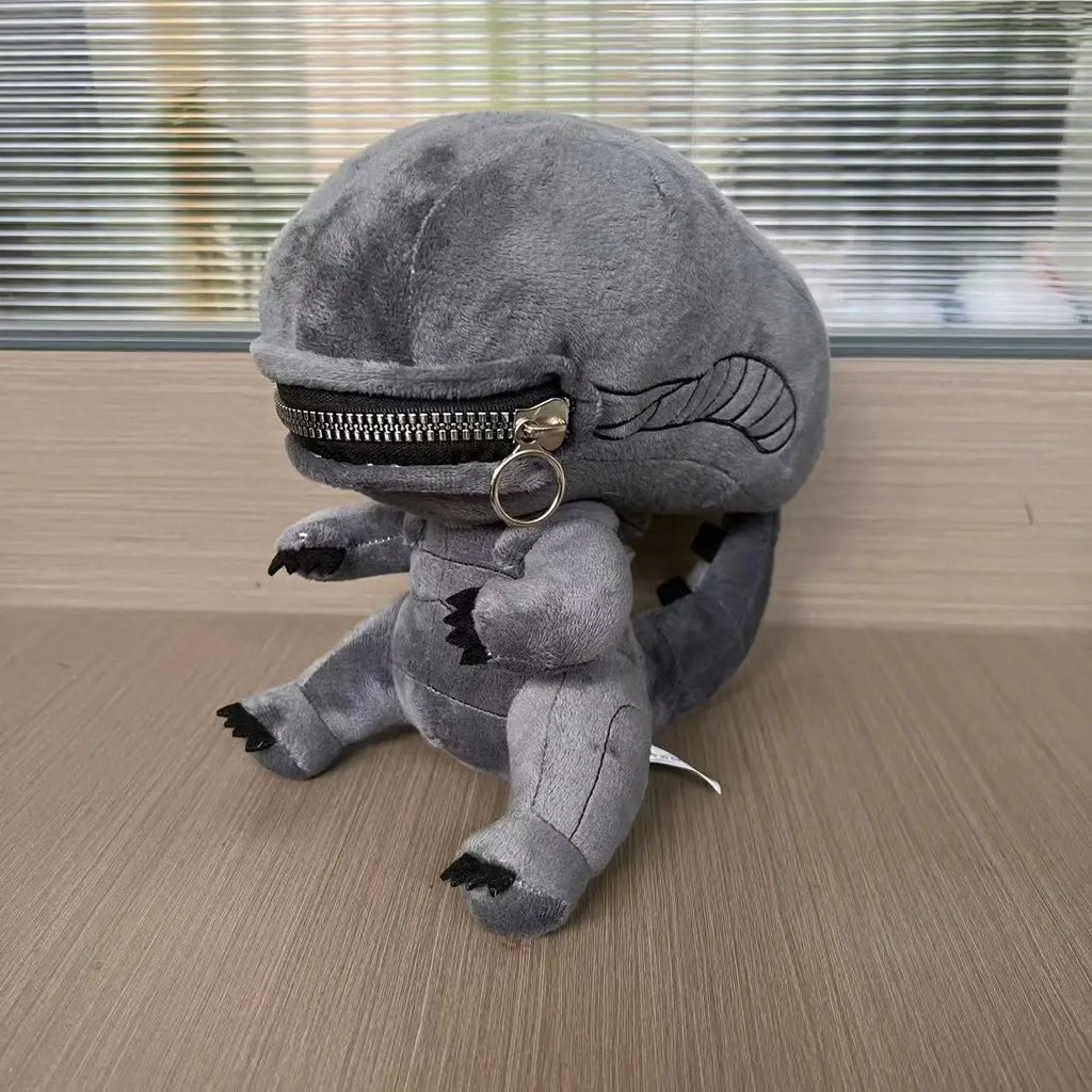 Alien ：Romulus Human Xenomorph Hybrid Shaped Zipper Mouth Animal Plush Doll Pillows Stuffed Toys Cartoon Decor Trendy Toy