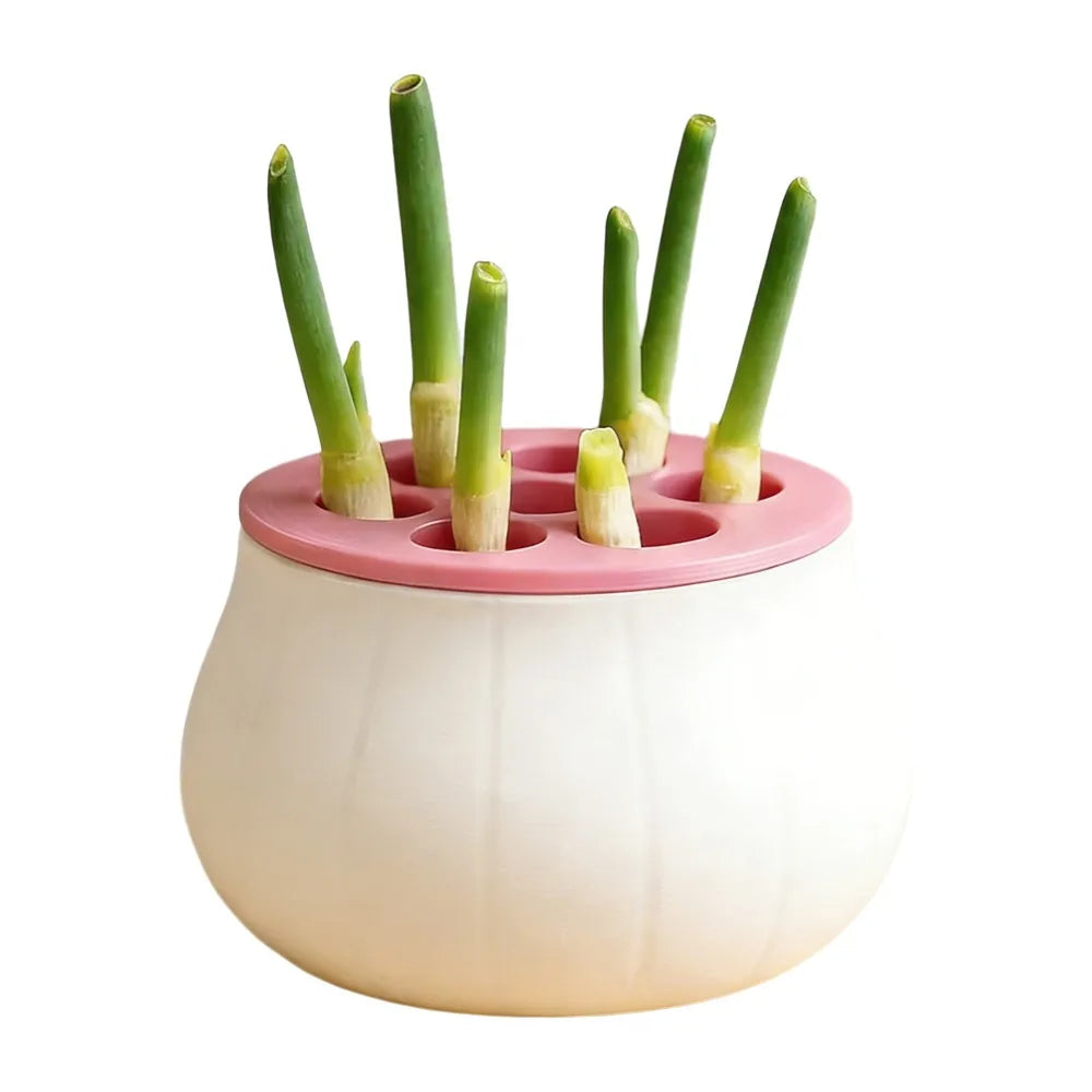 Space-Saving Design Green Onion Planter Easy Assembly Vertical Hydroponic Farming Container Multi-color Decorative
