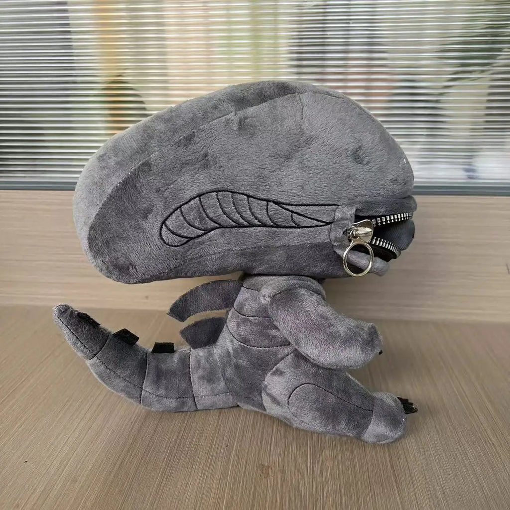 Alien ：Romulus Human Xenomorph Hybrid Shaped Zipper Mouth Animal Plush Doll Pillows Stuffed Toys Cartoon Decor Trendy Toy