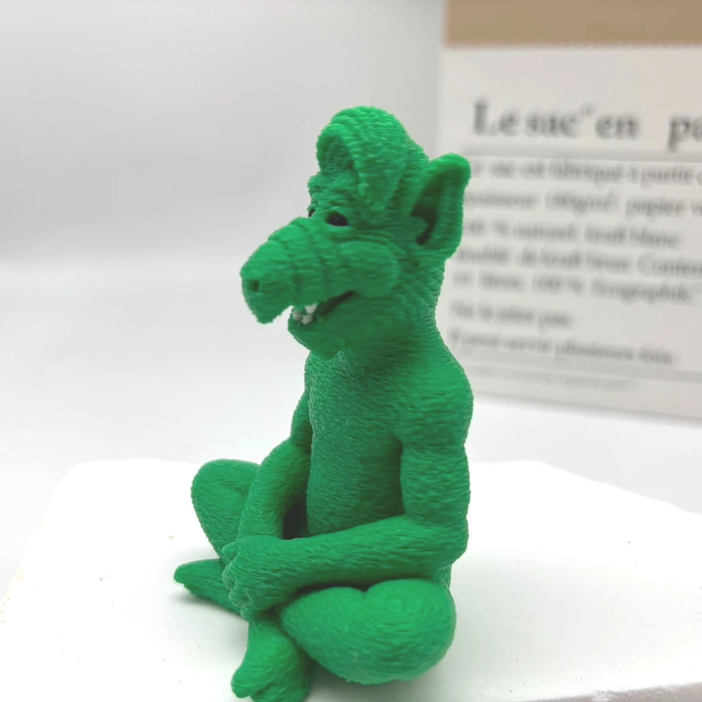 Alf Meditating Alien Statue, Alf Tv Show Comedy Character Figurine, Fan Nostalgia Gift, 3D Printed Statue Figurine, Alien Appearance Presented in Meditating Pose, Car Hanging Ornament Perfect Christmas, Halloween, and Easter