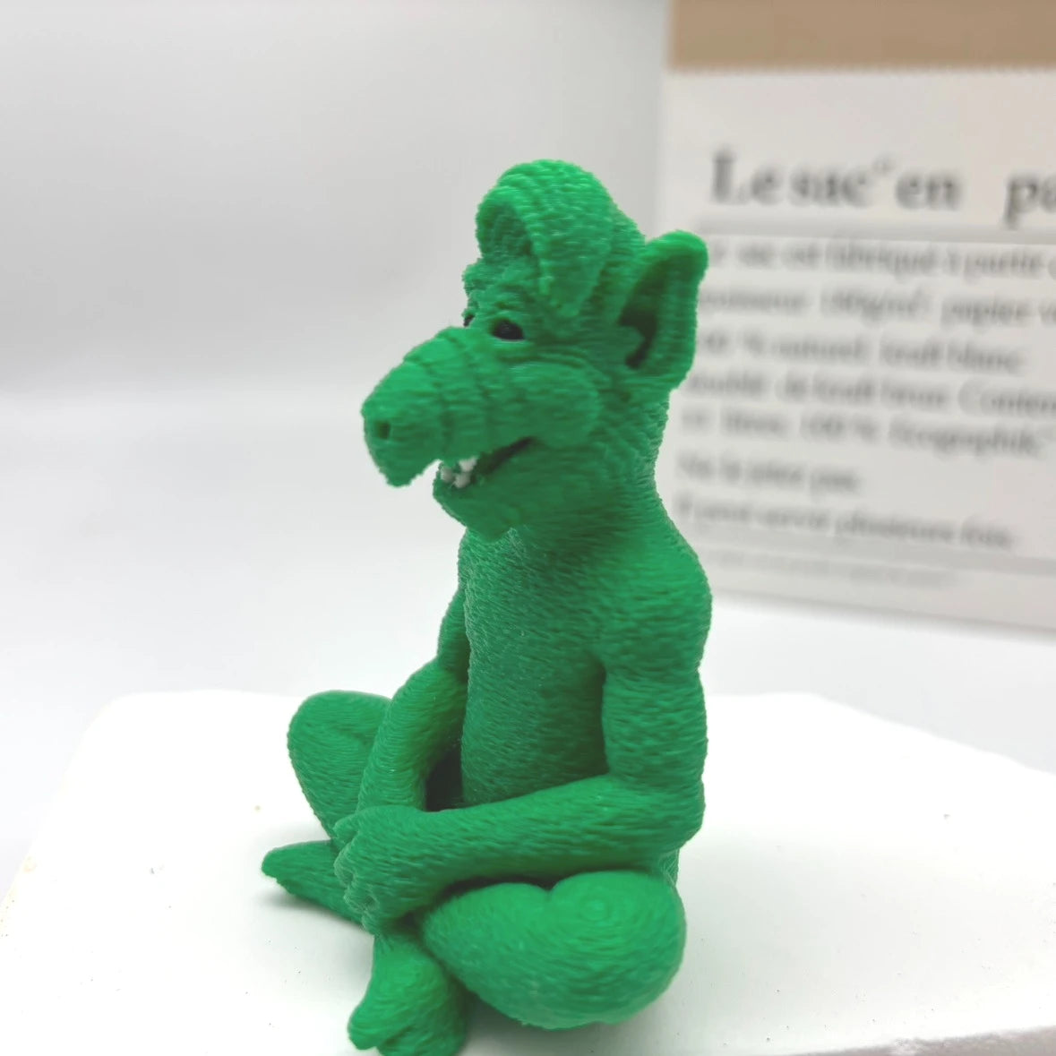 Alf Meditating Alien Statue, Alf Tv Show Comedy Character Figurine, Fan Nostalgia Gift, 3D Printed Statue Figurine, Alien Appearance Presented in Meditating Pose, Car Hanging Ornament Perfect Christmas, Halloween, and Easter