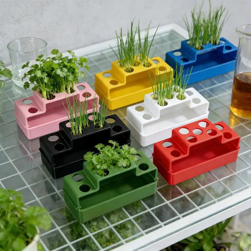 Hydroponic Green Onion Planter Innovative Automatic Watering Device for Home Gardening Fresh Vegetable Growth