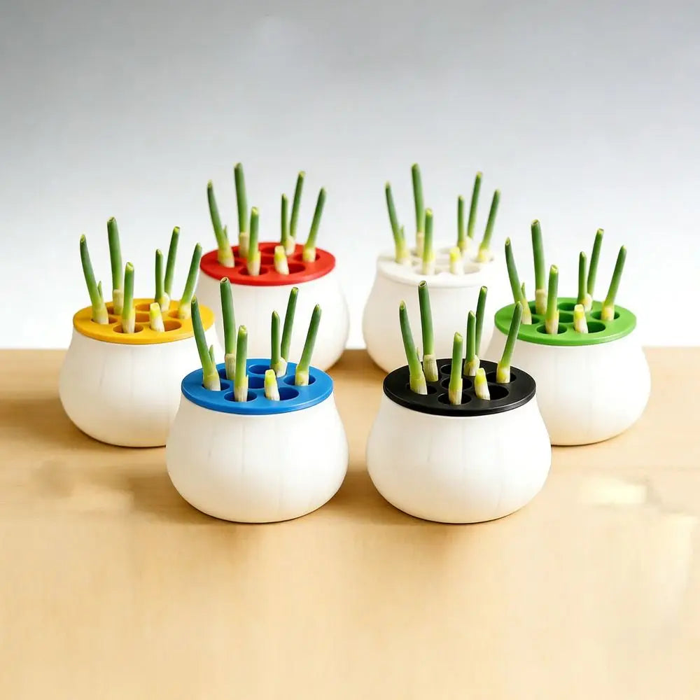 Space-Saving Design Green Onion Planter Easy Assembly Vertical Hydroponic Farming Container Multi-color Decorative