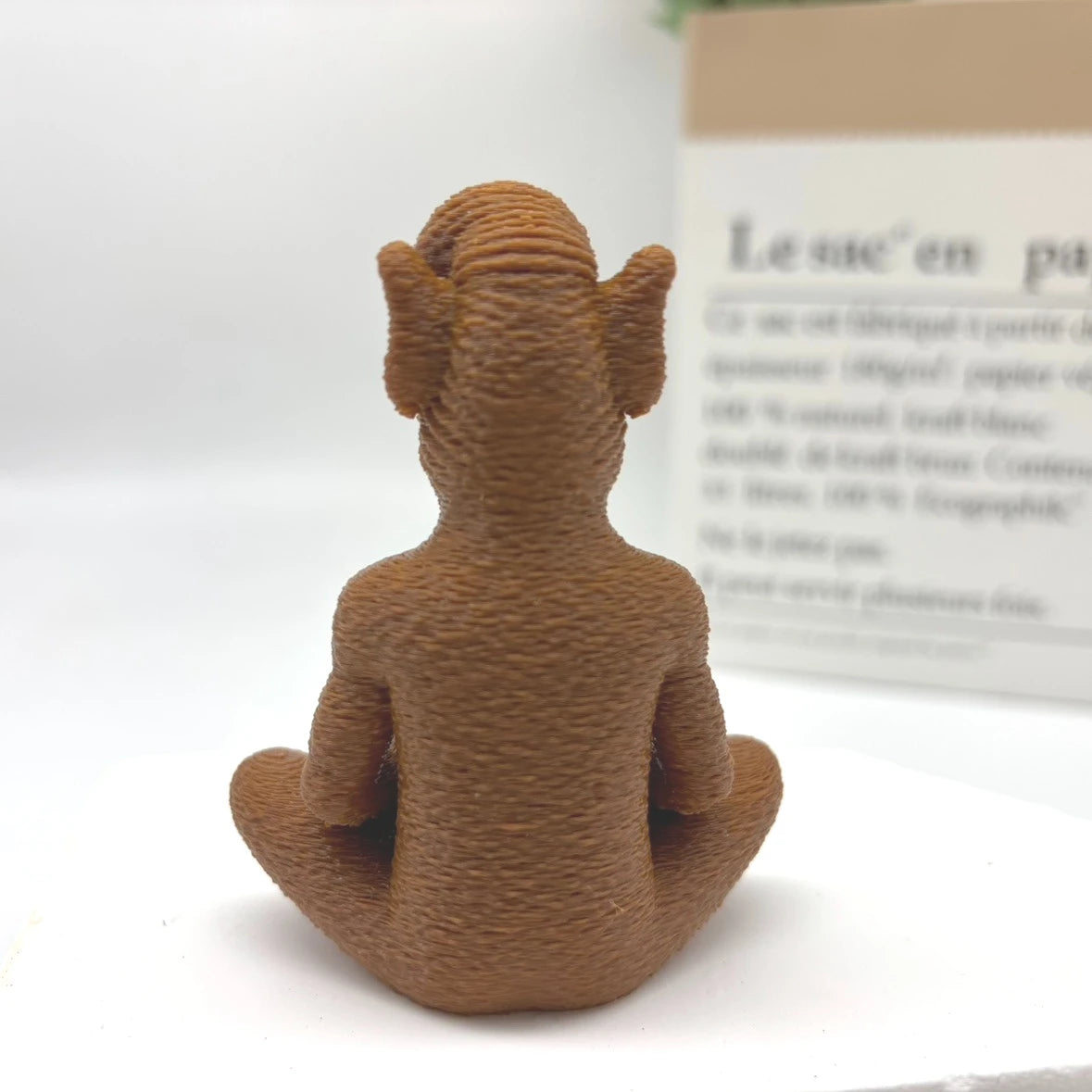 Alf Meditating Alien Statue, Alf Tv Show Comedy Character Figurine, Fan Nostalgia Gift, 3D Printed Statue Figurine, Alien Appearance Presented in Meditating Pose, Car Hanging Ornament Perfect Christmas, Halloween, and Easter