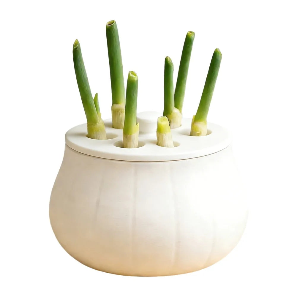 Space-Saving Design Green Onion Planter Easy Assembly Vertical Hydroponic Farming Container Multi-color Decorative