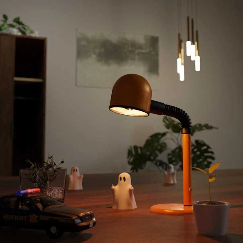 Halloween Kitten Ghost Statue - 3D Printed Cute Puppy Desktop Decor, Funny Middle Finger Ghost Ornament for Spooky Fun