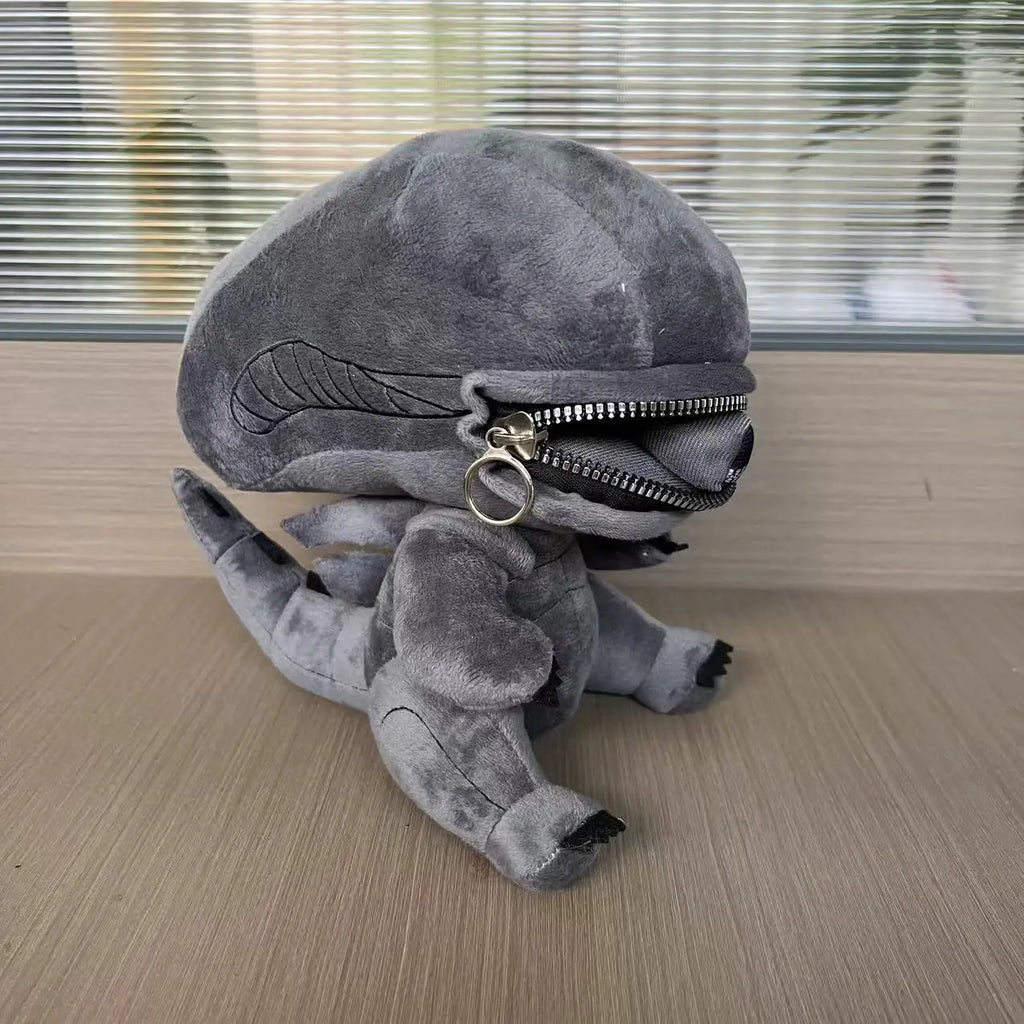 Alien ：Romulus Human Xenomorph Hybrid Shaped Zipper Mouth Animal Plush Doll Pillows Stuffed Toys Cartoon Decor Trendy Toy