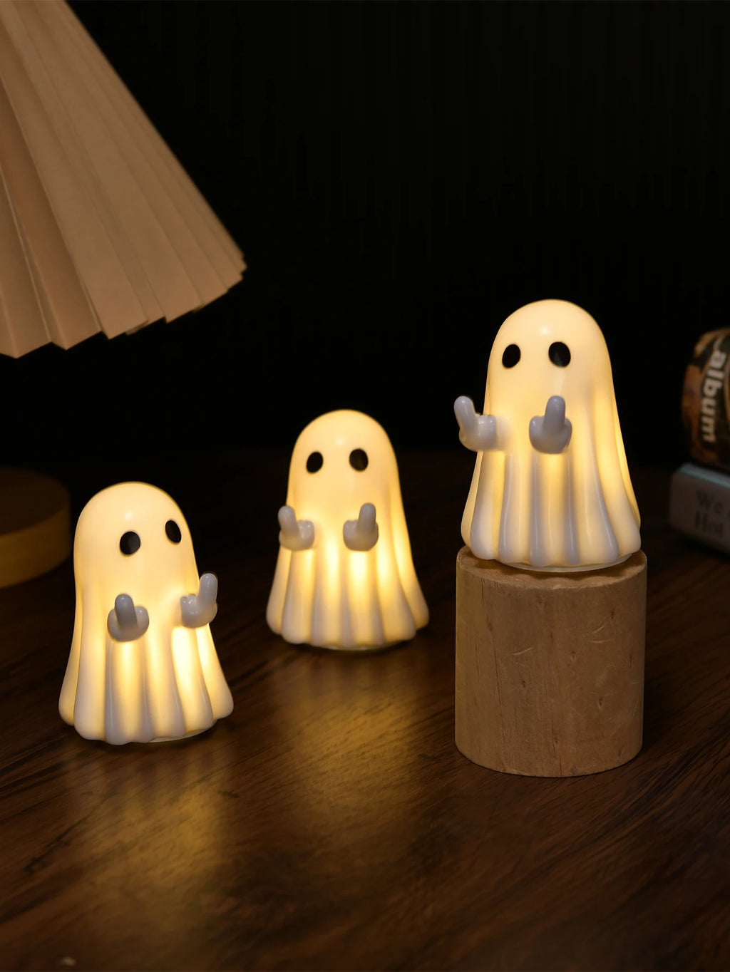 Multi Functional Ghost Statues Cute Ghosts Ghosts Small Horror Ghosts Halloween Home Decorations Coffee Table Centerpieces Shelf