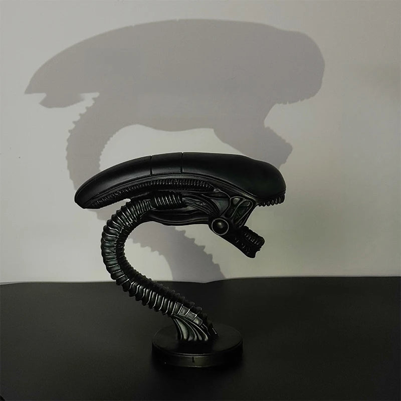 Alien Creature LED Lamp Stand Resin Night Light for Bedroom Home Decor Sculpture Ambient Lighting