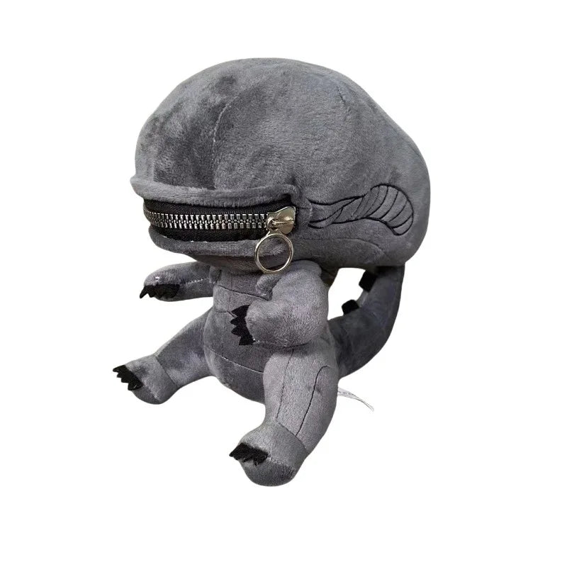 Alien ：Romulus Human Xenomorph Hybrid Shaped Zipper Mouth Animal Plush Doll Pillows Stuffed Toys Cartoon Decor Trendy Toy
