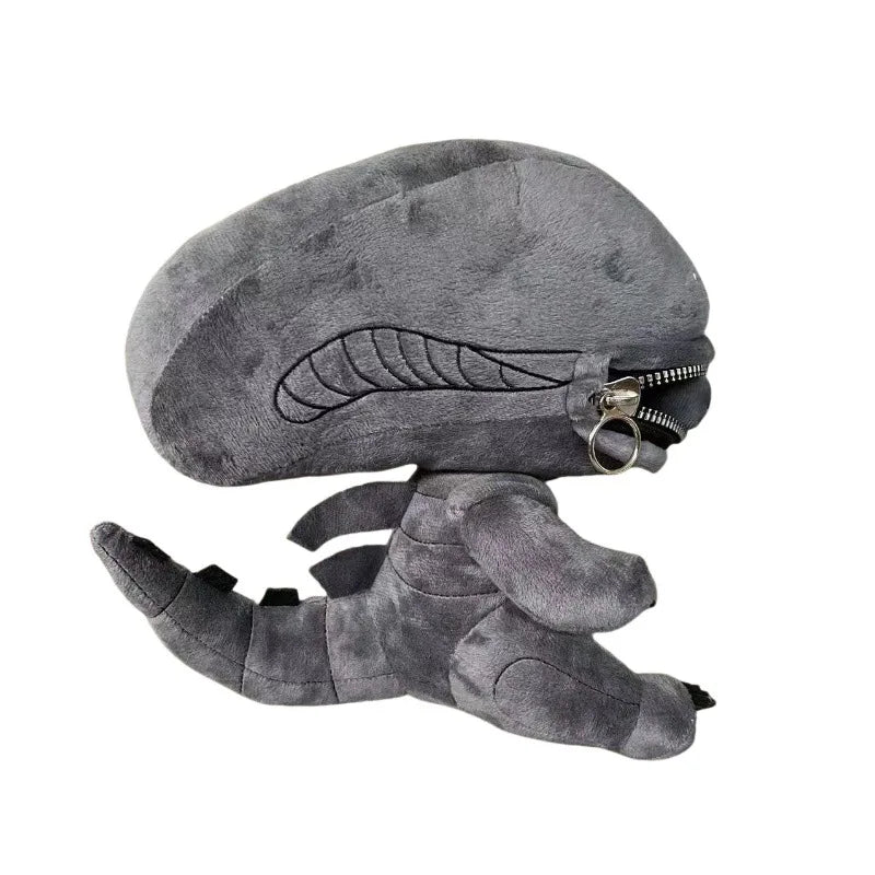 Alien ：Romulus Human Xenomorph Hybrid Shaped Zipper Mouth Animal Plush Doll Pillows Stuffed Toys Cartoon Decor Trendy Toy