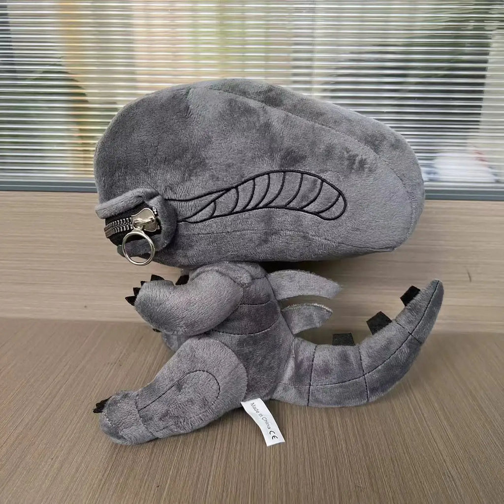 Alien ：Romulus Human Xenomorph Hybrid Shaped Zipper Mouth Animal Plush Doll Pillows Stuffed Toys Cartoon Decor Trendy Toy